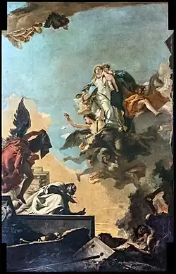 La Vierge en gloire remet à saint Simon Stock le scapulaire
