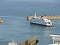 Le SeaFrance Manet en sortie du port de Douvres.