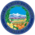 Blason de Anaheim