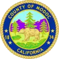 Blason de Comté de Modoc(en) Modoc County