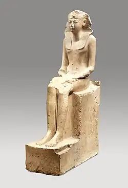 Hatchepsout / Deir el-BahariCalcaire cristallinH. 195 cm. Met