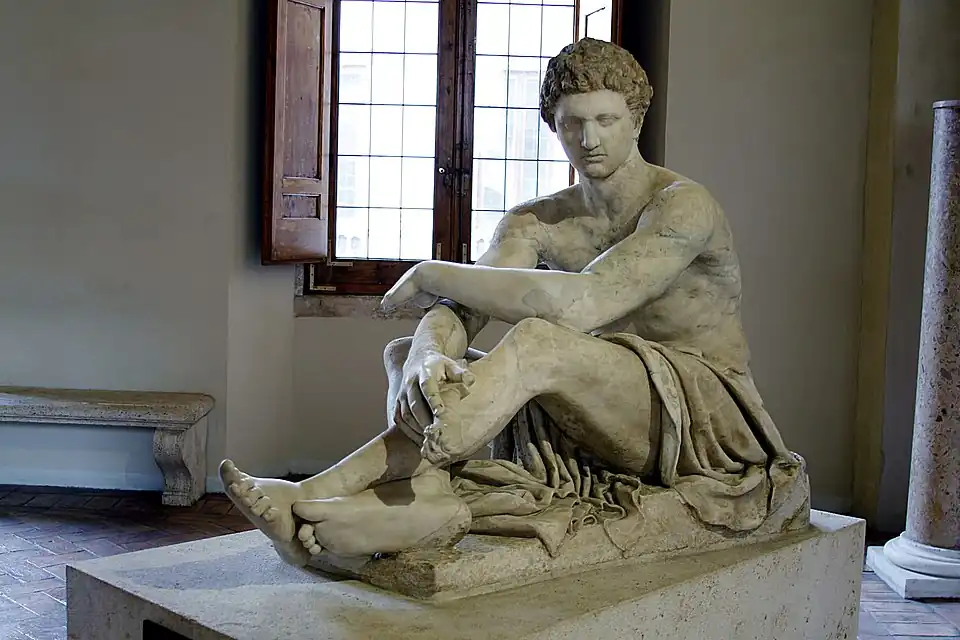 Guerrier assis, palais Altemps.