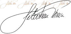 Signature de Sebastian &nbsp;Thrun