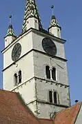 La tour de l'église évangélique