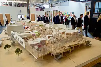 Maquette du nouveau siège social de Facebook de 2016, de Menlo Park.