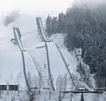 Les tremplins en hiver