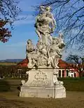 Statue de l' Enlèvement de Proserpine au château de Seehof