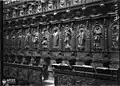 Sièges en bois au choeur de la cathédrale de Malaga