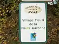 Seilhan, 1er Prix des Villages fleuris en 2014