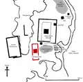 Localisation du complexe par rapport aux autres grands monuments de Saqqarah.