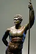 Prince Séleucide, statue de bronze grecque de l'époque hellénistique, IIIe – IIe siècles av. J.-C.