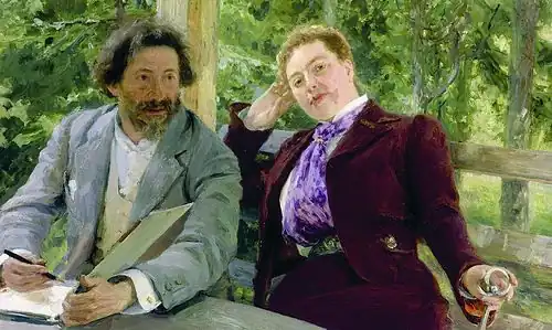 Portrait d'un homme de 60 ans et d'une femme.