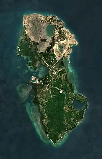 Image satellite composite de Semirara en 2020
