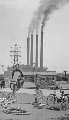 Centrale thermique de Senju, 1925