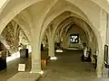 Salle voûtée du rez-de-chaussée.