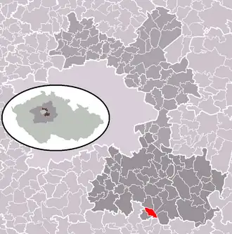 Localisation de Senohraby