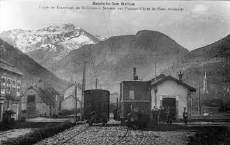 Gare de Sentein.