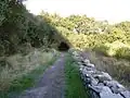 Le GR 34 le long de la rive nord de la Baie de Kerdréan.