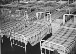 Dortoir du pensionnat autochtone de Sept-Îles
