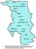 La Serbie agrandie du Monténégro, de la Syrmie et de la Voïvodine.