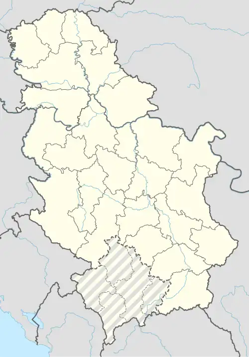 Voir sur la carte administrative de Serbie