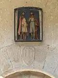 Statuettes des saints Côme et Damien.