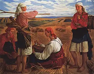 La moisson, Zinaïda Serebriakova, 1915.