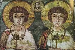 Serge et Bacchus de Rasafa, musée Khanenko de Kiev.