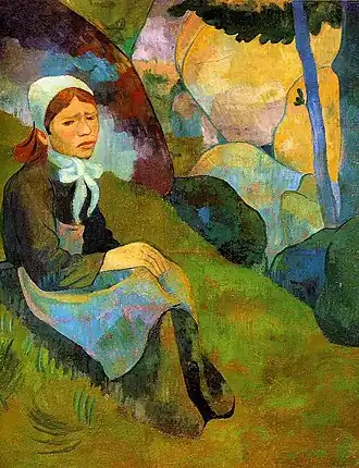 Paul Sérusier, Solitude, 1890-1892, huile sur toile.