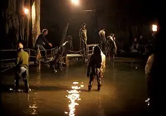 Tournage du film « Le Continent des hommes-poissons. »