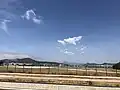 Seuil de piste 31 de l'aéroport de Toulon-Hyères en 2019.