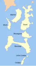 Les sept îles originales.