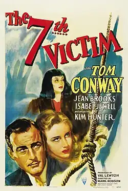 Description de l'image Seventh-victim-poster one sheet.jpg.