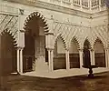 Alcazar de Séville, la Cour des Demoiselles (Patio de las Doncellas).