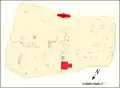 Plan schématique de la ville intra-muros