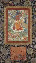 Shakyamuni descendant du Paradis des 33 Dieux