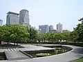 Aménagement dans le parc