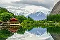 Lac inférieur de Kachura (en), aussi appelé Lac Shangrila, vallée de Skardu, Pakistan.