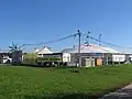Le chapiteau utilisé pendant les travaux