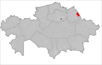 Localisation de District de Charbakty