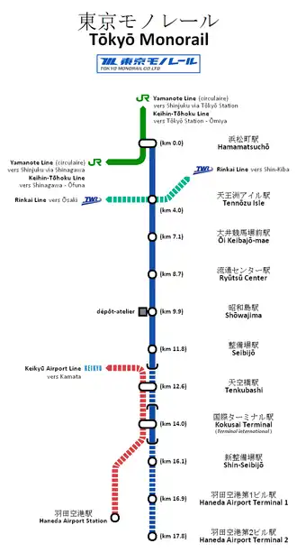 Image illustrative de l’article Monorail de Tokyo