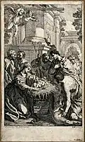 Bergers adorant le Christ enfant