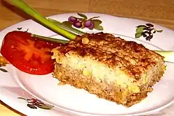 Exemple de cottage pie, préparé avec du veau haché