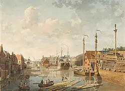 Chantier naval à Middelbourg, par Jan Arends, 1778.