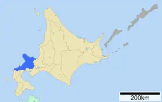 Localisation de Sous-préfecture de Shiribeshi
