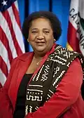 Shirley Weber&nbsp;(en) (D) Secrétaire d'État depuis 2021