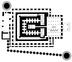 Plan du temple.