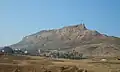 Colline de Shivneri, côté est, vu de Junnar.