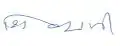 Signature de Shivraj Singh Chauhan