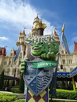 Entrée de l'attraction à Universal Studios Singapore